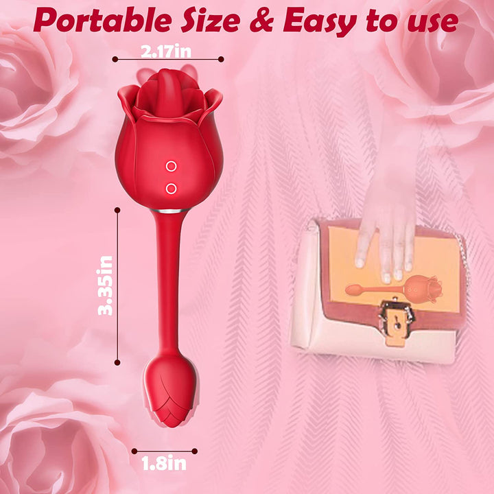 (3 in 1) Rose sex toy