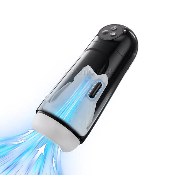 Masturbatore Maschile Automatico – 9 Modalità di Aspirazione + Vibrazione e Mulinello