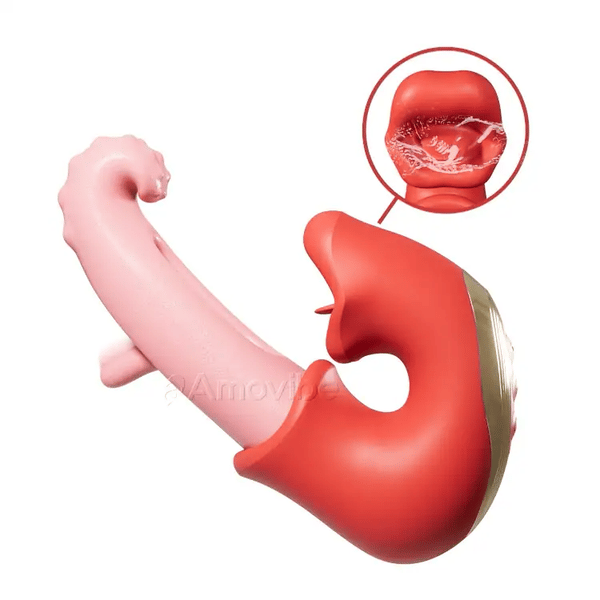 Vibratore a battito clitorideo – Impermeabile con modalità leccata e stimolante