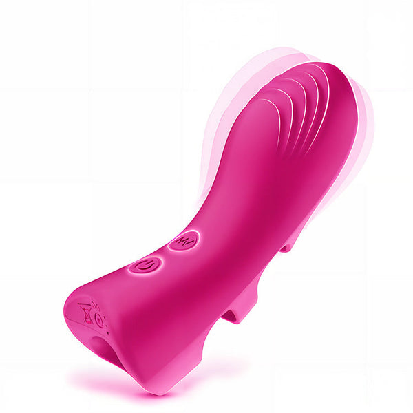 Vibratore a Dito Silenzioso con 10 Modalità di Vibrazione