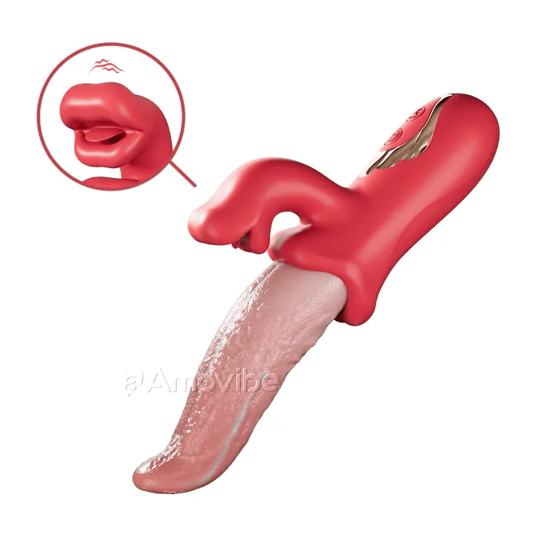 Vibratore a Lingua Oscillante – Stimolazione Solleticante e Ondeggiante