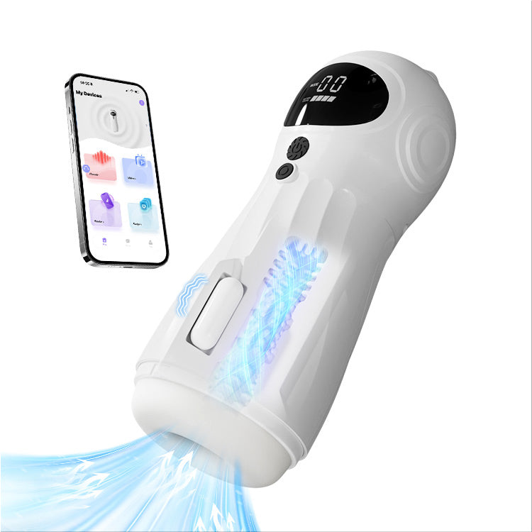 Masturbatore Maschile Automatico – Aspirazione e Vibrazione, Controllo tramite App