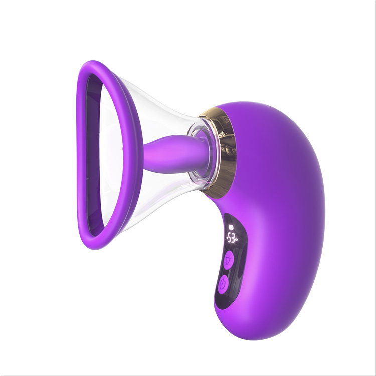 Vibratore 5-in-1 con Succhiamento, Leccamento e Controllo LCD