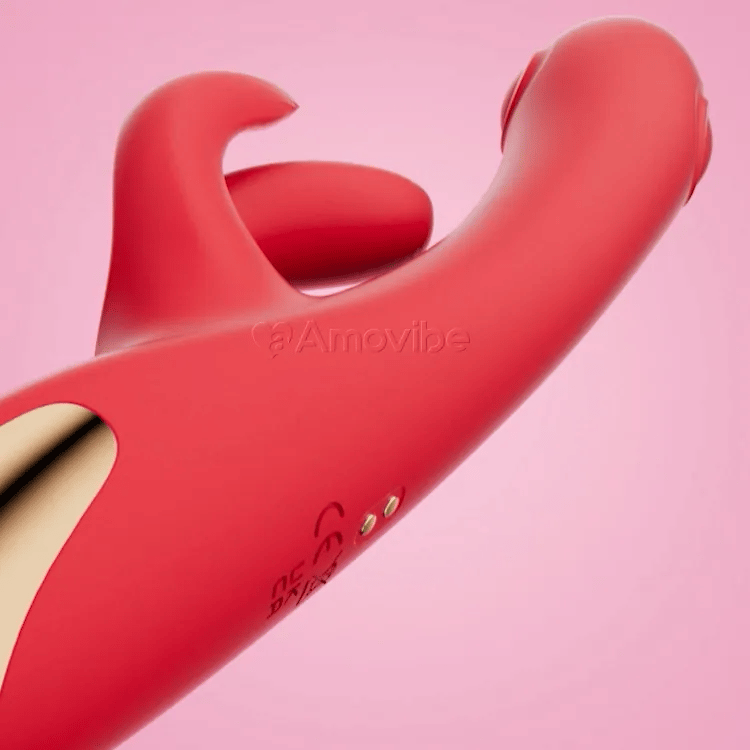 Vibratore con Tapping del Punto G e Massaggio Clitorideo & Vibrazione