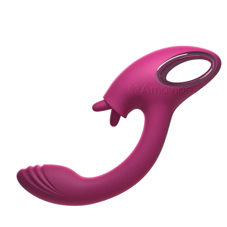 Vibratore Punto G con Funzione di Doppia Leccata