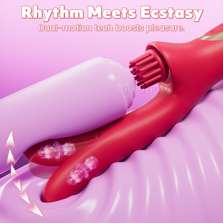 Vibratore Rabbit Sensuale "Come-Hither" con Vibrazione Solleticante