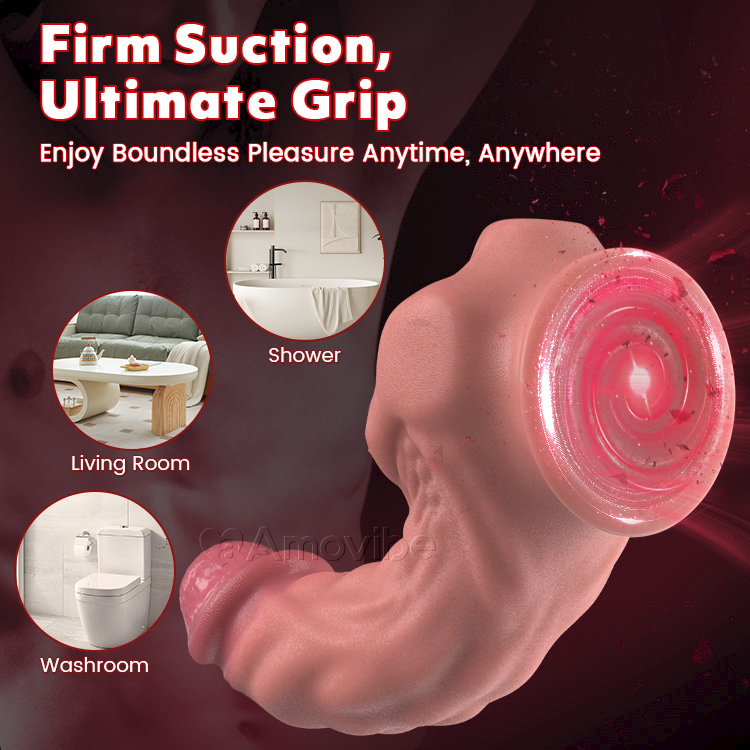Dildo realistico flessibile da 9 pollici con ventosa
