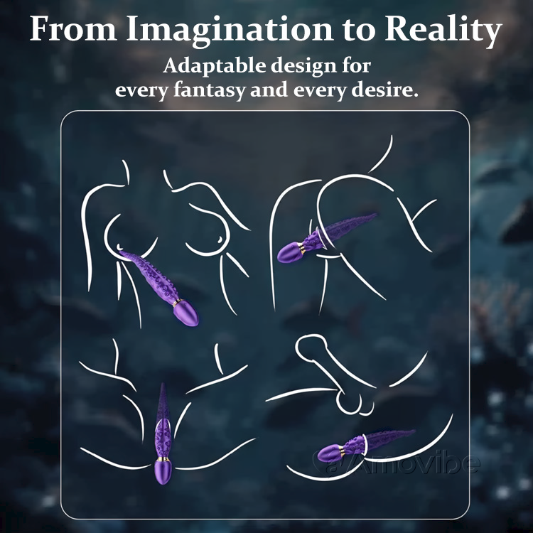 Tentacle Vibrator – Stimolazione Ultima del Punto G e dei Capezzoli