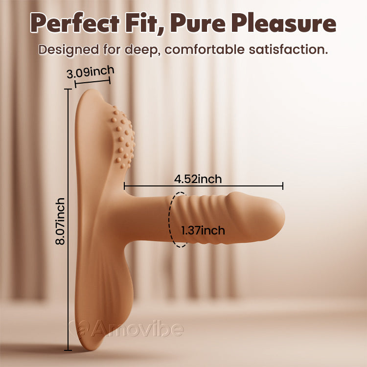 Vibratore per Punto G e Anale per Donne – Giocattolo Potente Ride-On per Giochi Intimi