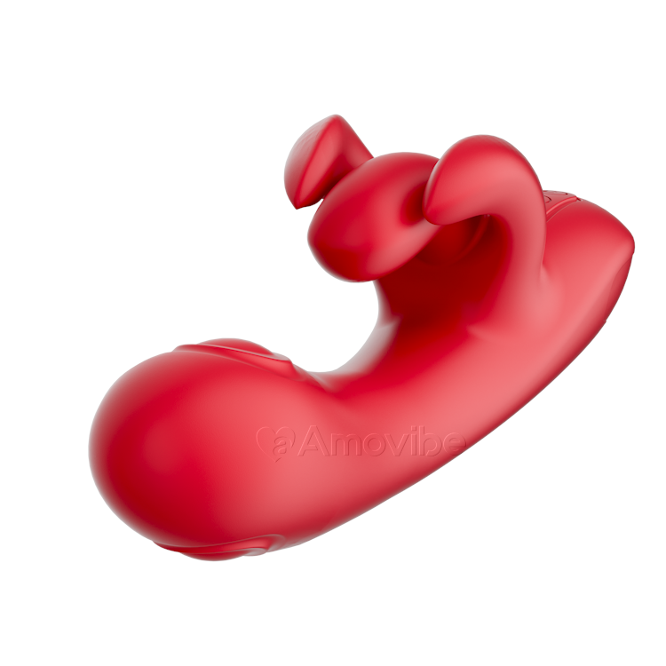 Vibratore con Tapping del Punto G e Massaggio Clitorideo & Vibrazione