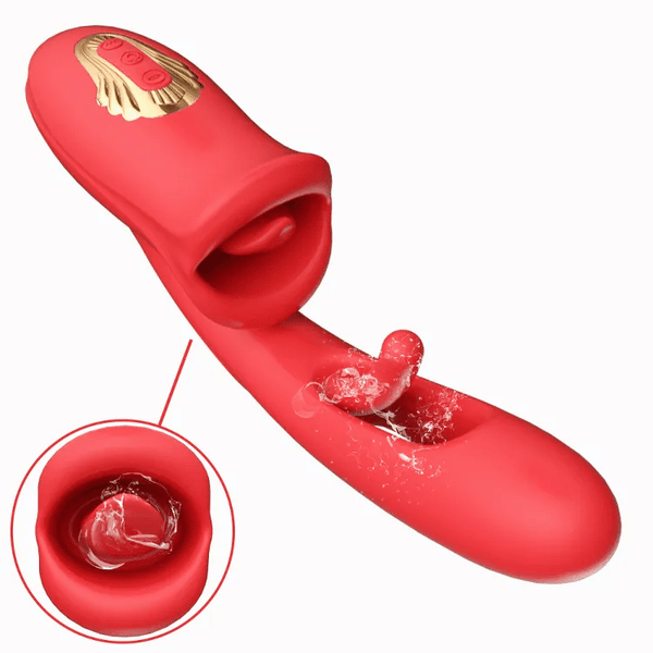Amara - Vibratore clitorideo punto G con modalità di aspirazione e sbattimento