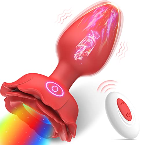 AllureAura - Plug anale illuminato con impostazioni di vibrazione